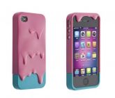 Case Sorvete Melt Rosa com Azul 4/4S