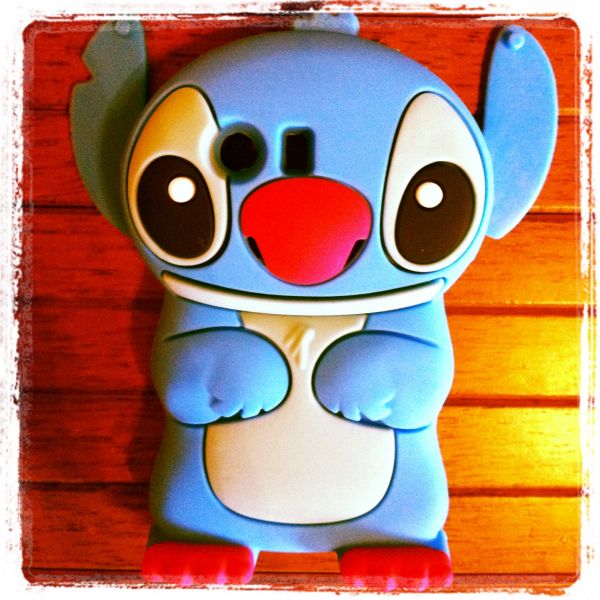 Case Stitch Silicone Azul Galaxy y